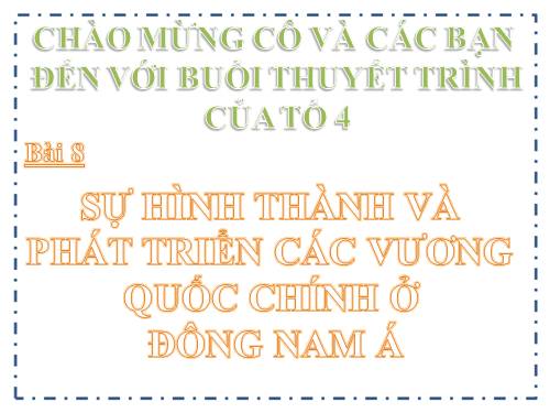 Bài 8. Sự hình thành và phát triển các vương quốc chính ở Đông Nam Á