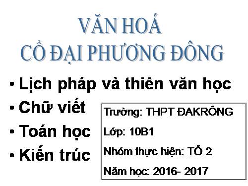 Bài 3. Các quốc gia cổ đại phương Đông