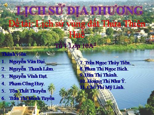 Lịch sử địa phương