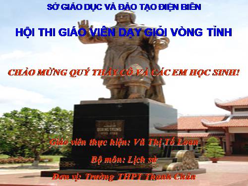 Bài 23. Phong trào Tây Sơn và sự nghiệp thống nhất đất nước. Bảo vệ tổ quốc cuối thế kỷ XVIII