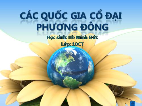 Bài 3. Các quốc gia cổ đại phương Đông