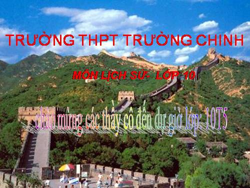 Bài 5. Trung Quốc thời phong kiến