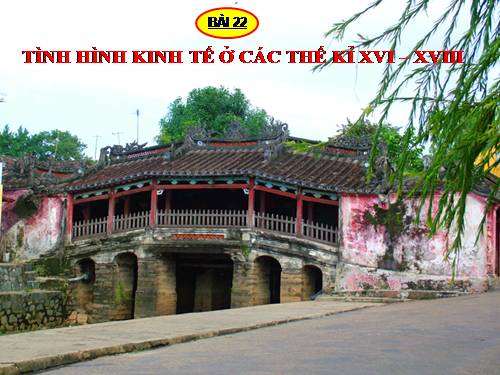 Bài 22. Tình hình kinh tế ở các thế kỷ XVI-XVIII