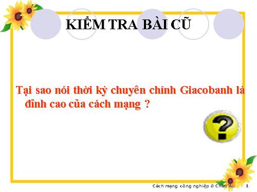 Bài 32. Cách mạng công nghiệp ở Châu Âu