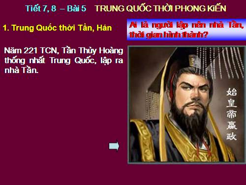 Bài 5. Trung Quốc thời phong kiến