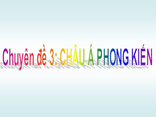 Bài 5. Trung Quốc thời phong kiến