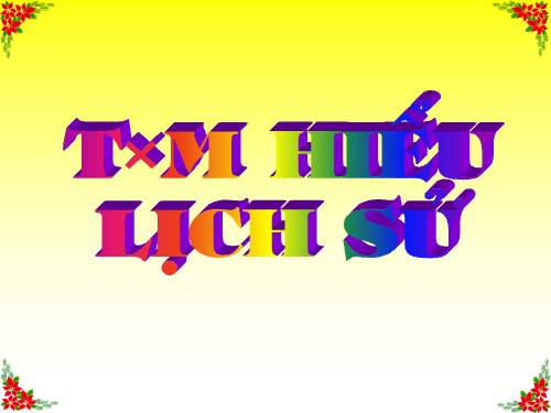 trò chơi lịch sử