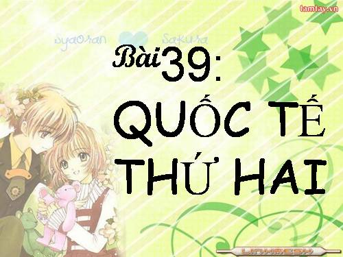 Bài 39. Quốc tế thứ hai