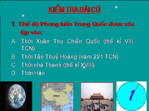 Bài 5. Trung Quốc thời phong kiến