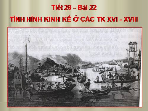 Bài 22. Tình hình kinh tế ở các thế kỷ XVI-XVIII