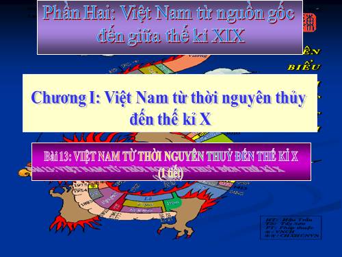 Bài 13. Việt Nam thời nguyên thuỷ