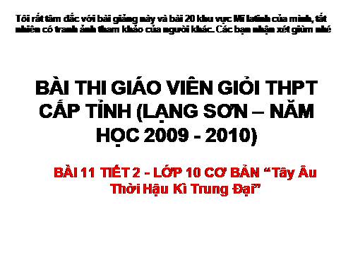 Bài 11. Tây Âu thời hậu kì trung đại