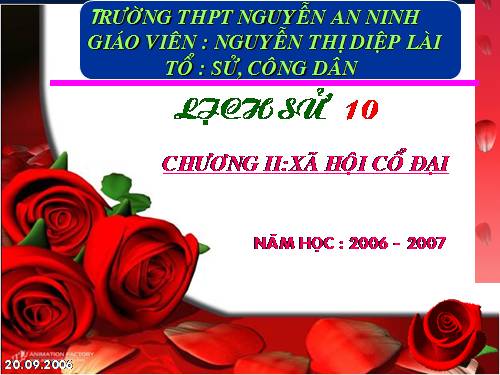 Bài 4. Các quốc gia cổ đại phương Tây - Hi Lạp và Rô-ma