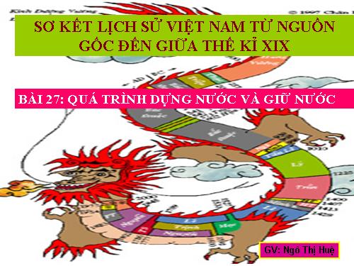 Bài 27. Quá trình dựng nước và giữ nước