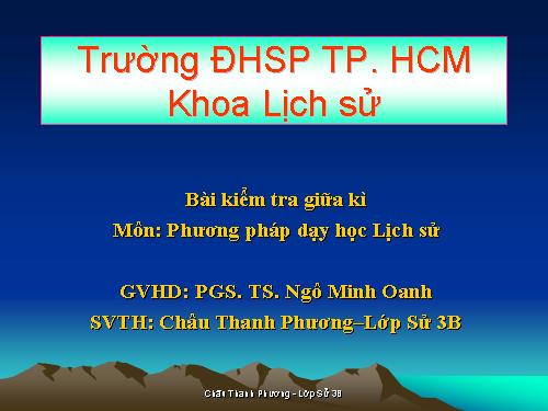 Bài 30. Chiến tranh giành độc lập của các thuộc địa Anh ở Bắc Mỹ