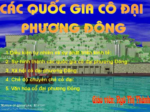 Bài 3. Các quốc gia cổ đại phương Đông