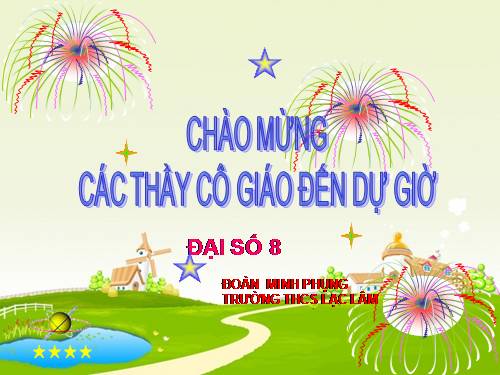 Chương II. §5. Phép cộng các phân thức đại số