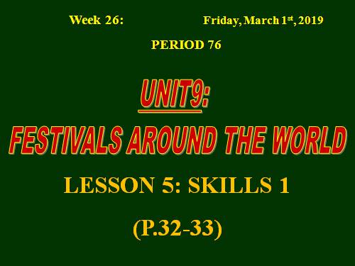 Unit 09. Natural Disasters. Lesson 5. Skills 1