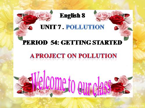 Unit 07. Pollution. Lesson 1. Getting started