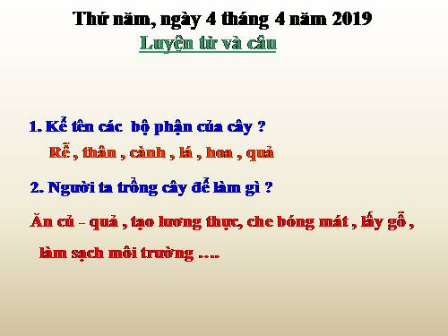 Tuần 30. MRVT: Từ ngữ về Bác Hồ