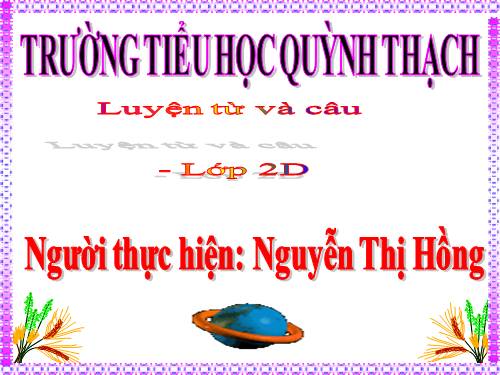 Tuần 25. MRVT: Từ ngữ về sông biển. Đặt và trả lời câu hỏi: Vì sao?