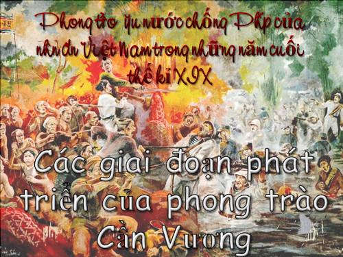 Bài 21. Phong trào yêu nước chống Pháp của nhân dân Việt Nam trong những năm cuối thế kỉ XIX