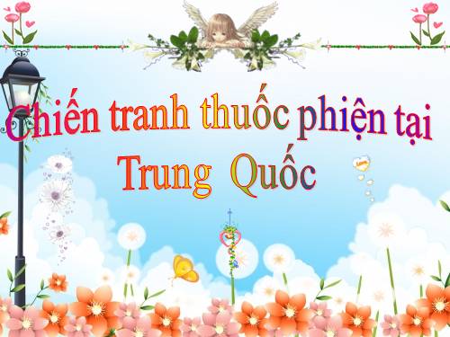 Chiến tranh thuốc phiện tại Trung Quốc