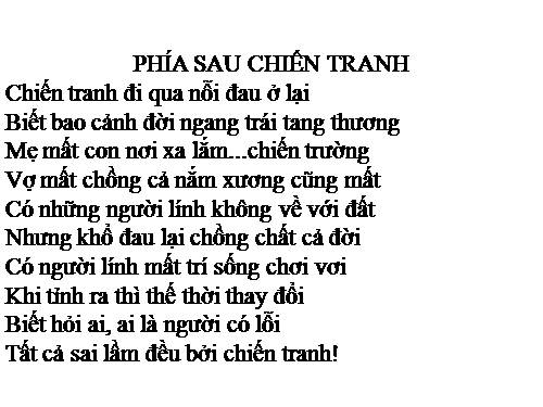 Bài 6. Chiến tranh thế giới thứ nhất (1914 - 1918)