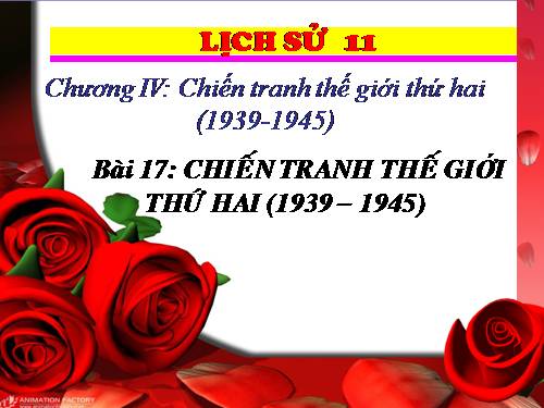 Bài 6. Chiến tranh thế giới thứ nhất (1914 - 1918)