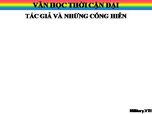 Bài 7. Những thành tựu văn hoá thời cận đại