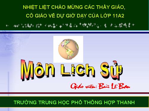 Bài 6. Chiến tranh thế giới thứ nhất (1914 - 1918)