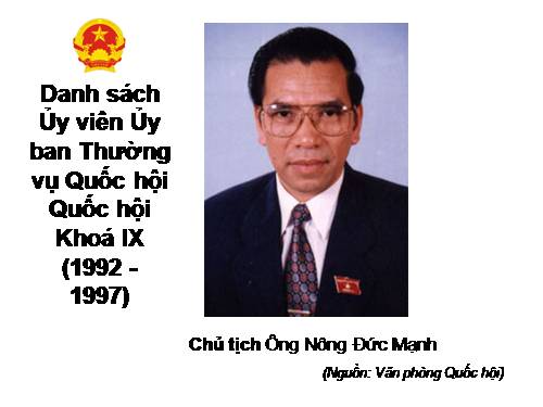 Quốc hội Khoá IX (1992 - 1997)