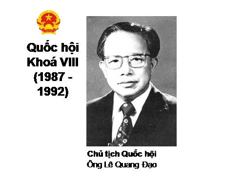 Quốc hội Khoá VIII (1987 - 1992)