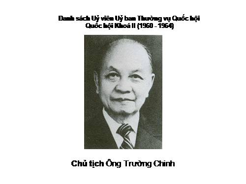 Quốc hội Khoá II (1960 - 1964)