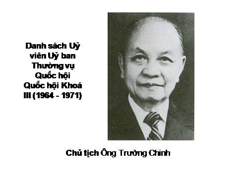 Quốc hội Khoá III (1964 - 1971)