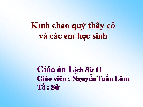 Bài 6. Chiến tranh thế giới thứ nhất (1914 - 1918)