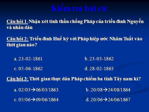 Bài 20. Chiến sự lan rộng ra cả nước. Cuộc kháng chiến của nhân dân ta từ năm 1873 đến năm 1884. Nhà Nguyễn đầu hàng