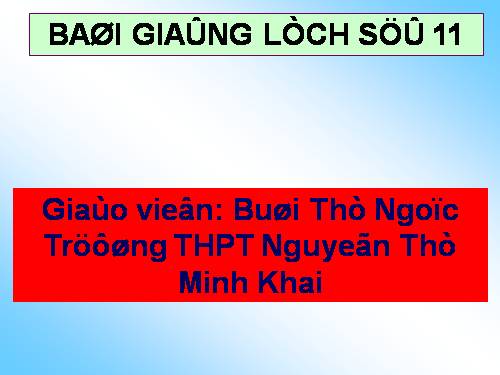 Bài 6. Chiến tranh thế giới thứ nhất (1914 - 1918)