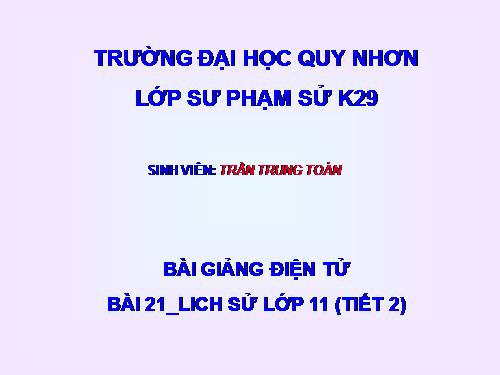 Bài 21. Phong trào yêu nước chống Pháp của nhân dân Việt Nam trong những năm cuối thế kỉ XIX