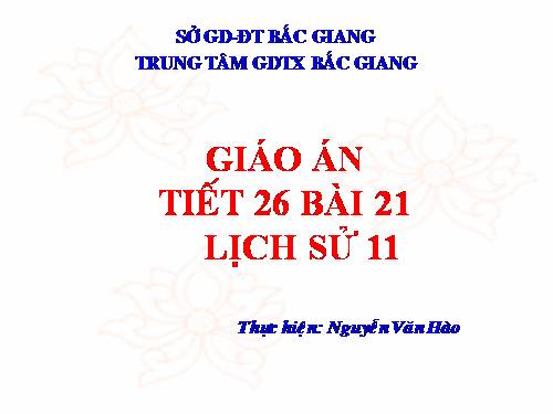 Bài 21. Phong trào yêu nước chống Pháp của nhân dân Việt Nam trong những năm cuối thế kỉ XIX