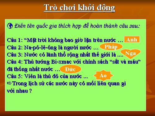 Bài 6. Chiến tranh thế giới thứ nhất (1914 - 1918)