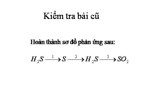 Bài 32. Hiđro sunfua - Lưu huỳnh đioxit