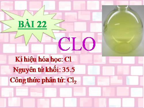 Bài 22. Clo