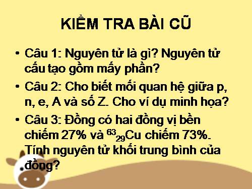 Bài 1. Thành phần nguyên tử