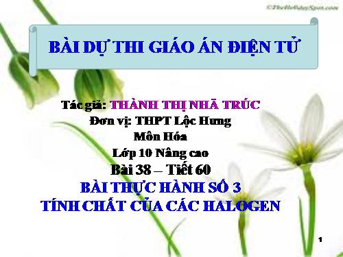 Bài 28. Bài thực hành số 3. Tính chất hoá học của brom và iot