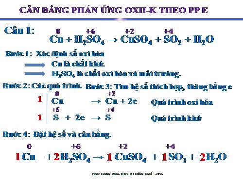 Bài 19. Luyện tập: Phản ứng oxi hoá - khử