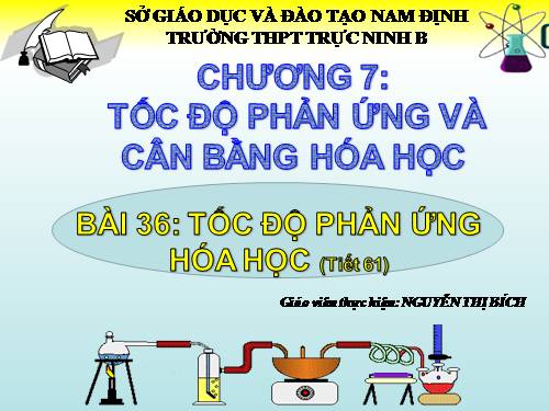 Bài 36. Tốc độ phản ứng hoá học