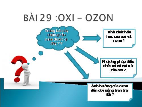 Bài 29. Oxi - Ozon