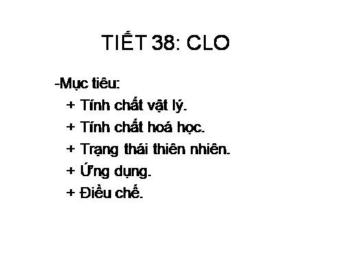 Bài 22. Clo