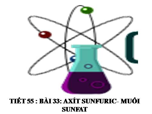 Bài 33. Axit sunfuric - Muối sunfat